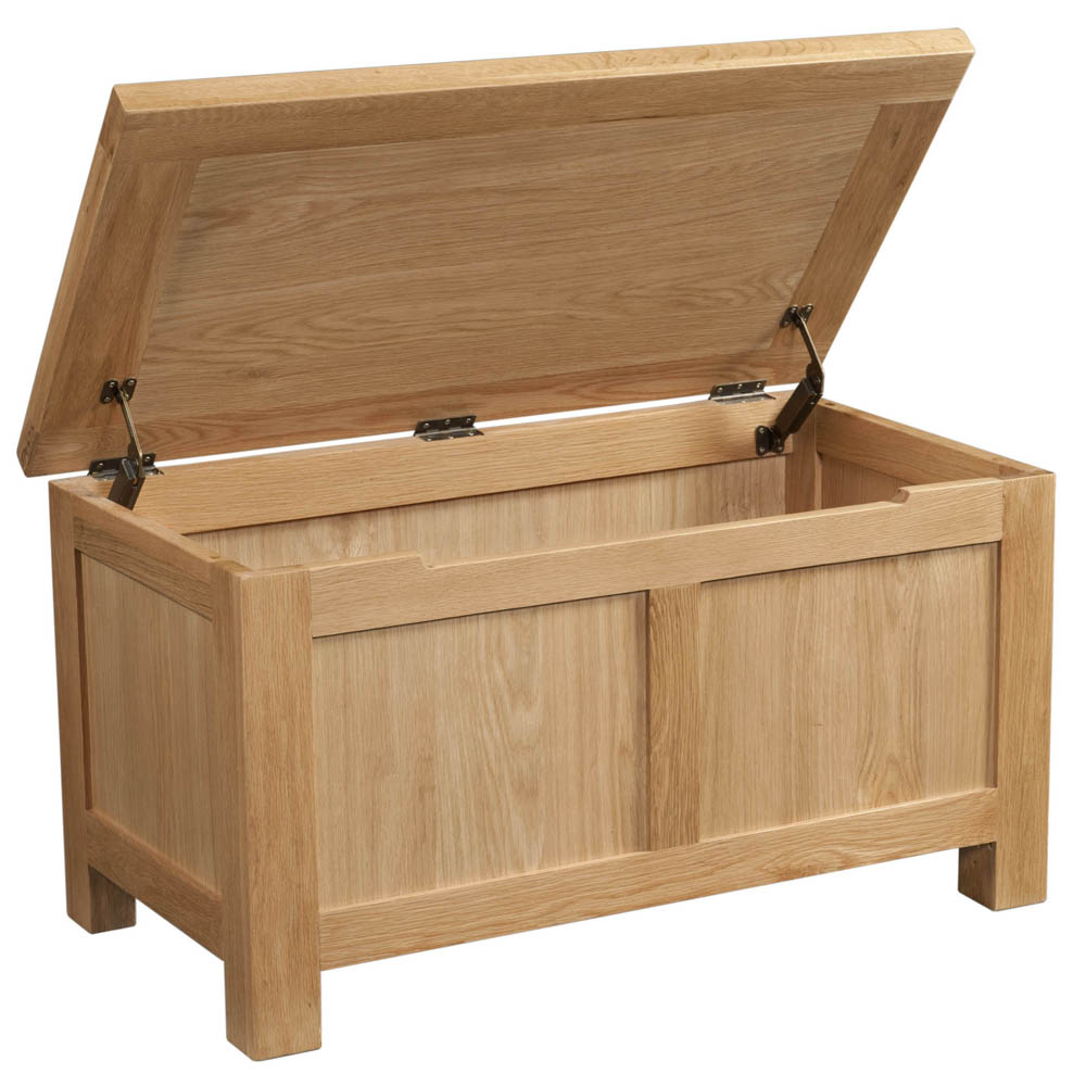 Dorchester Oak Blanket Box - Image 2