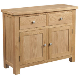dorset oak 2 door and 2 drawer sideboard