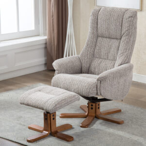 Florida Swivel Recliner And Footstool