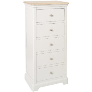 Lynton Painted 5 Drawer Wellington Cabinet