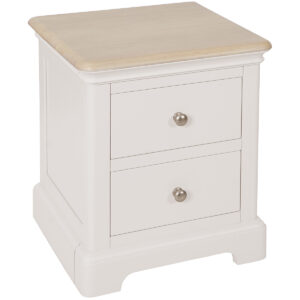 Lynton Painted 2 Drawer Bedside Cabinet