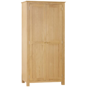 Moreton Oak All Hanging Double Wardrobe