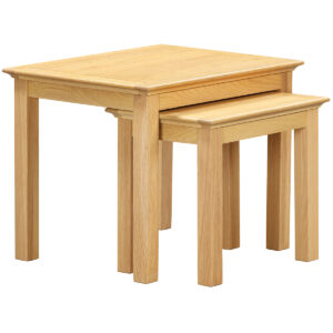 Moreton Oak Nest of 2 Tables