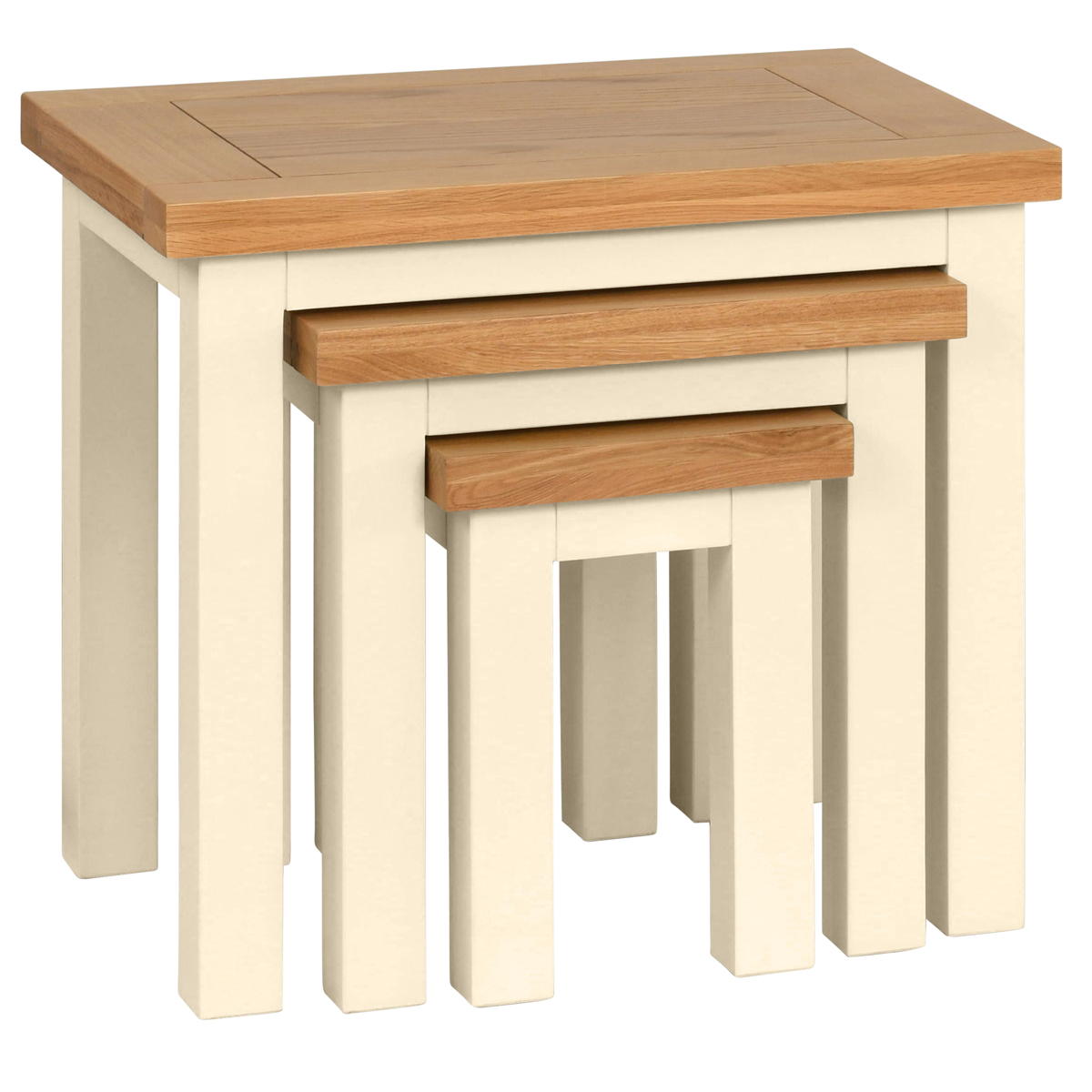 Dorchester Painted Nest of 3 Tables