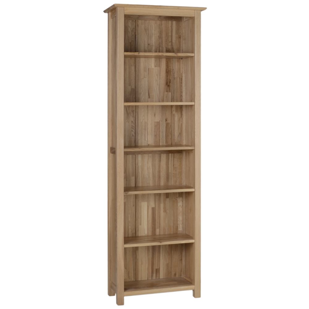 New Oak Narrow 6' Bookcase
