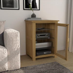 Oak CD/DVD Media Storage