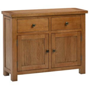 Dorchester Oak Rustic 2 Door Sideboard