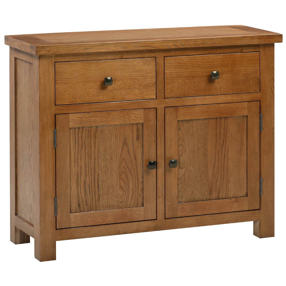 Dorchester Oak Rustic 2 Door Sideboard