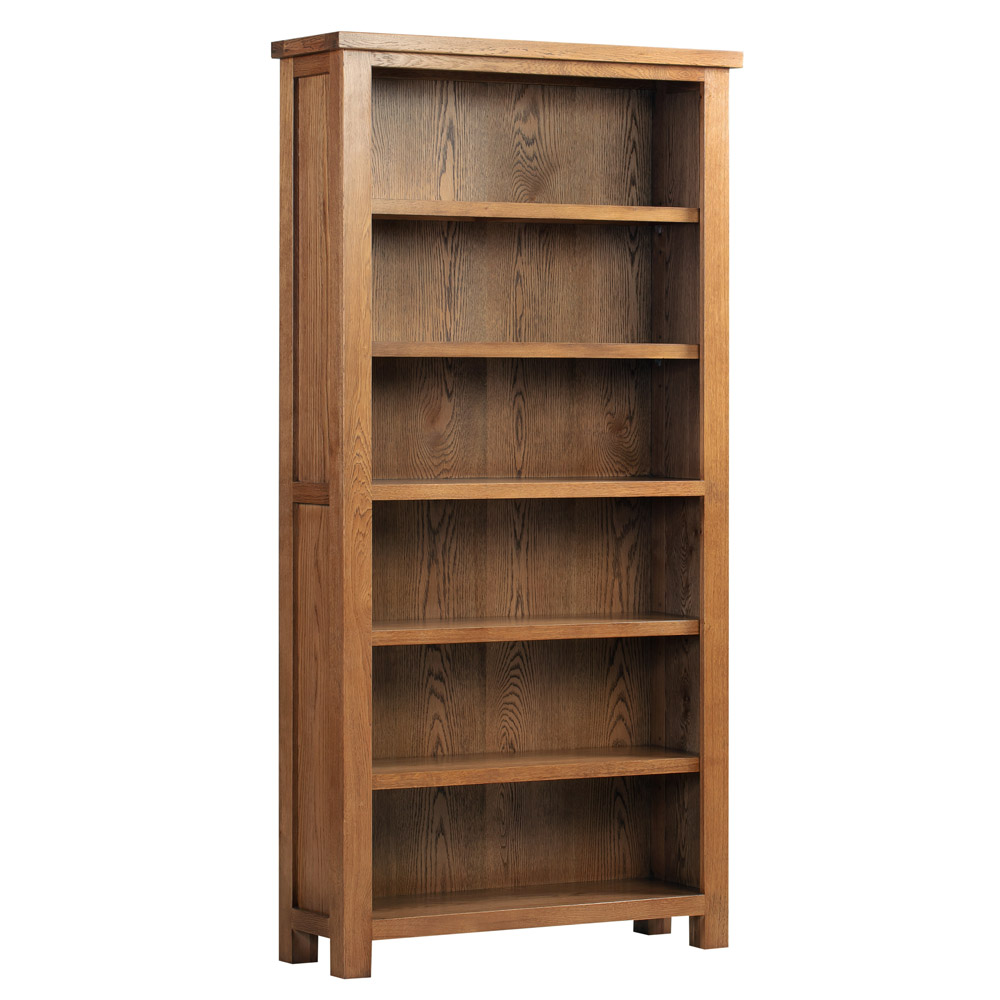 Dorchester Oak Rustic 6' Bookcase