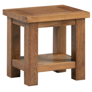 Dorset Oak Rustic Lamp Table