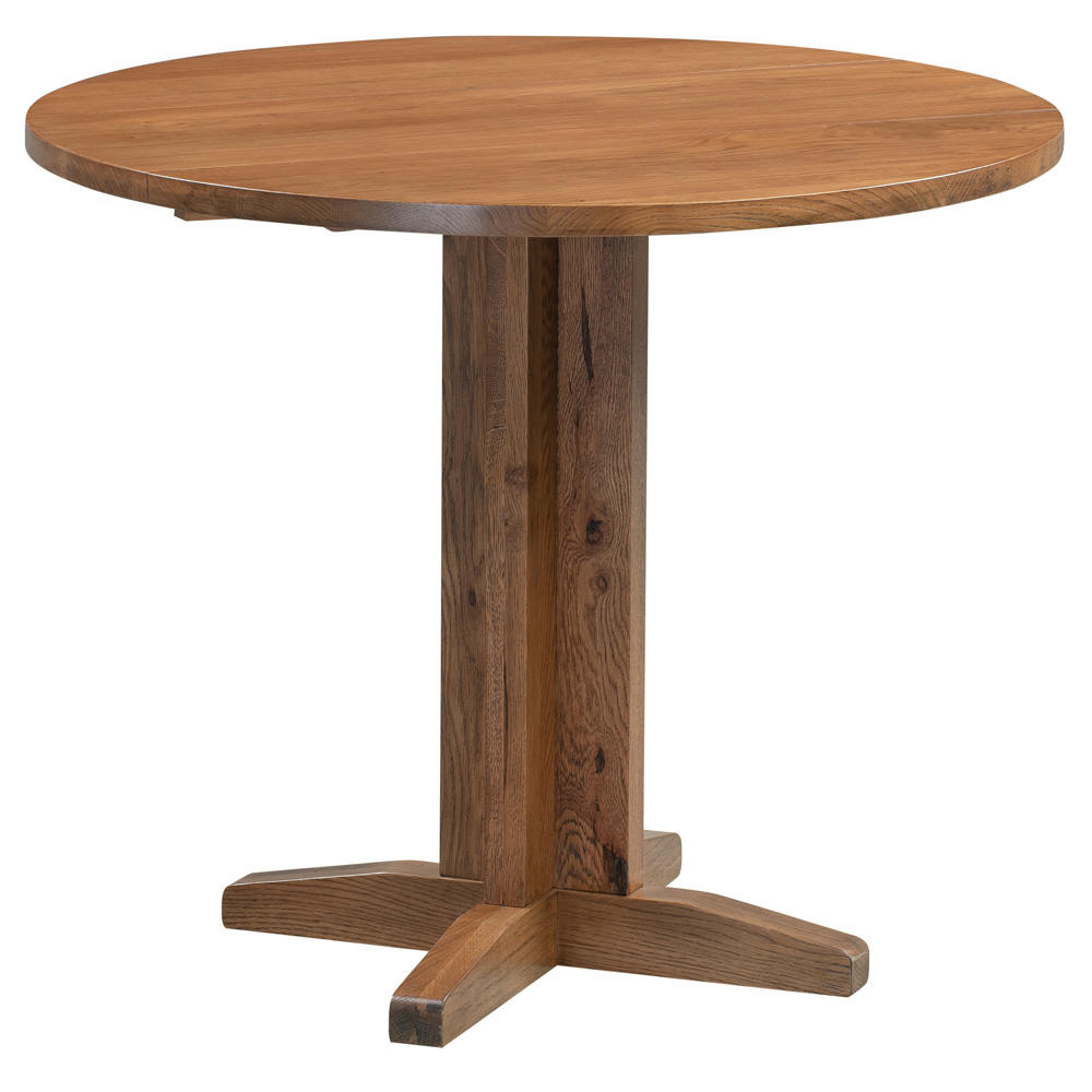 Dorchester Oak Rustic Drop Leaf Table